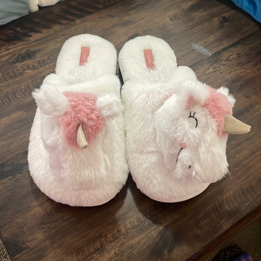 unicorn slippers